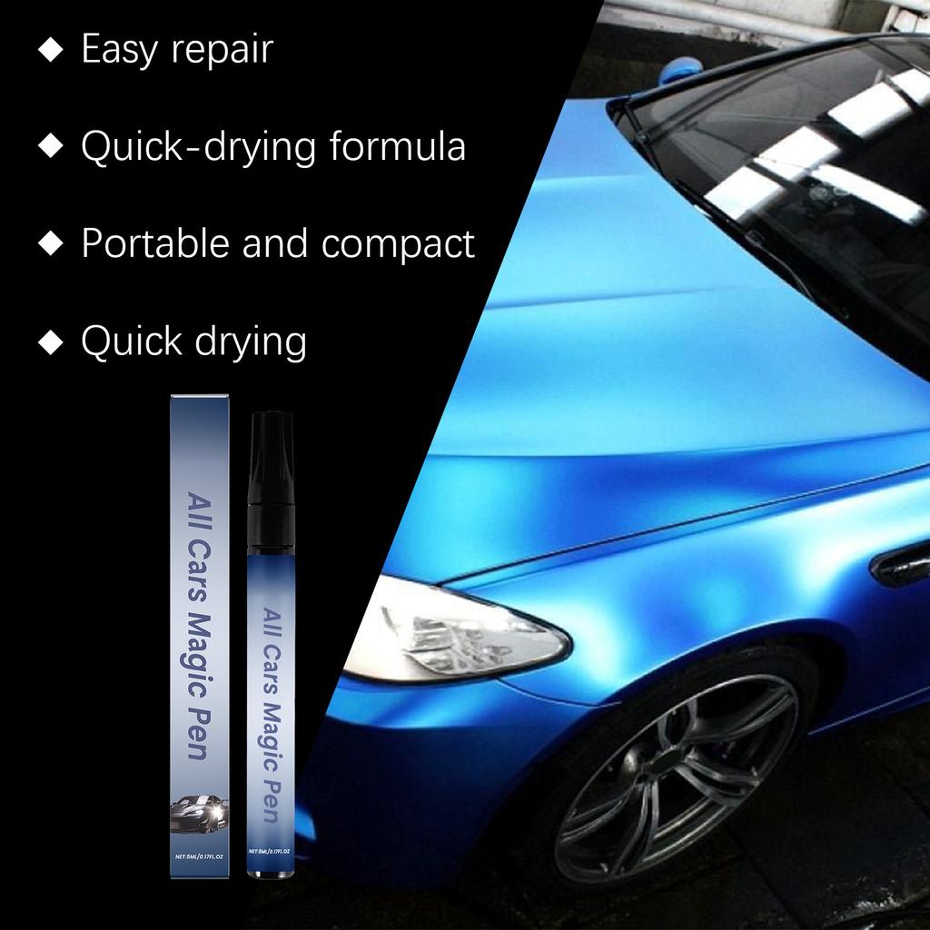 Glossy Car Scratch Repair Pens Auto Scratch Remover Quick Dry Auto Paint Touch Up Waterproof for Easy Maintenance