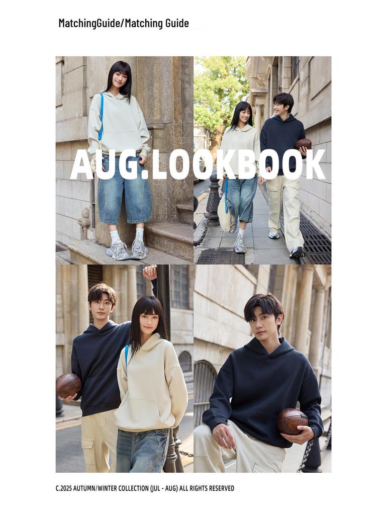 400g Heavyweight Five-Thread Liquid Cotton Solid Color Pullover Hoodie with Loose Drop Shoulders