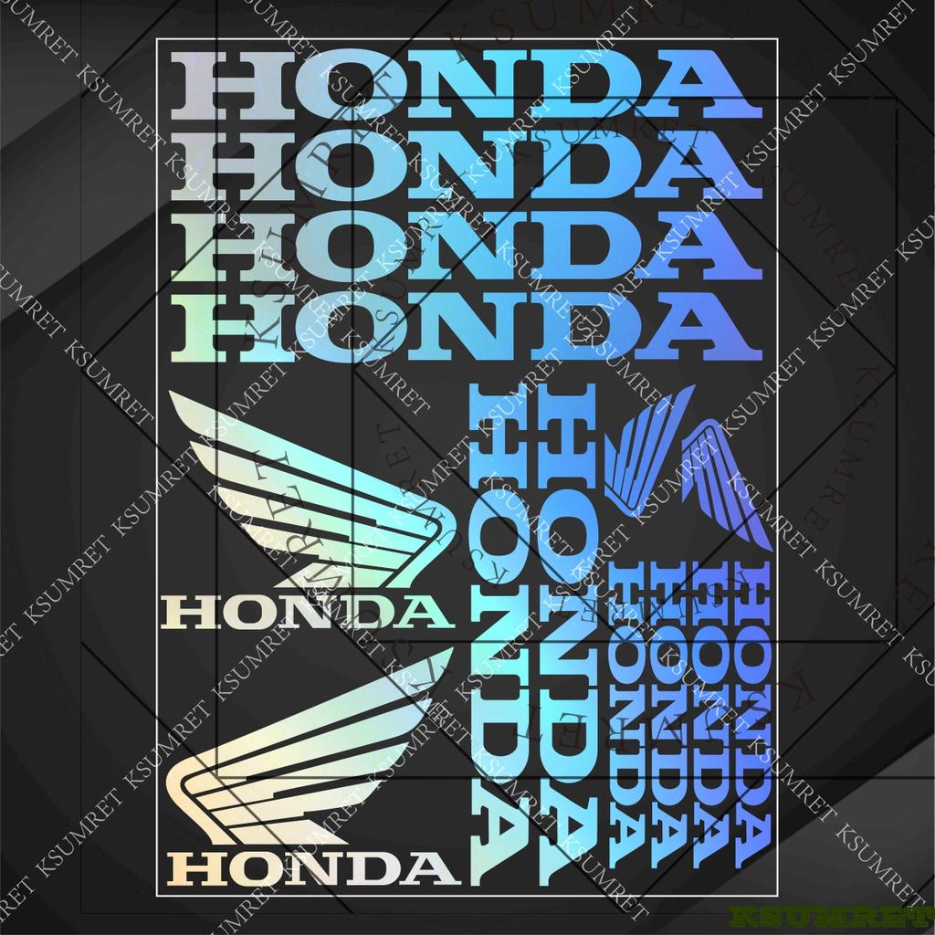 CKU5 Vinyl Honda Motorcycle Sticker Decal Tank Emblem Stickers