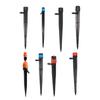100Pieces Drip Emitters for Drip Irrigation Tubing Adjustable 360 Degree Drippers Arrow Stake Garden Irrigation Drippers