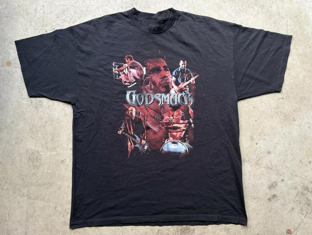 Винтажная футболка группы Godsmack 90-х, размеры S-5XL, унисекс