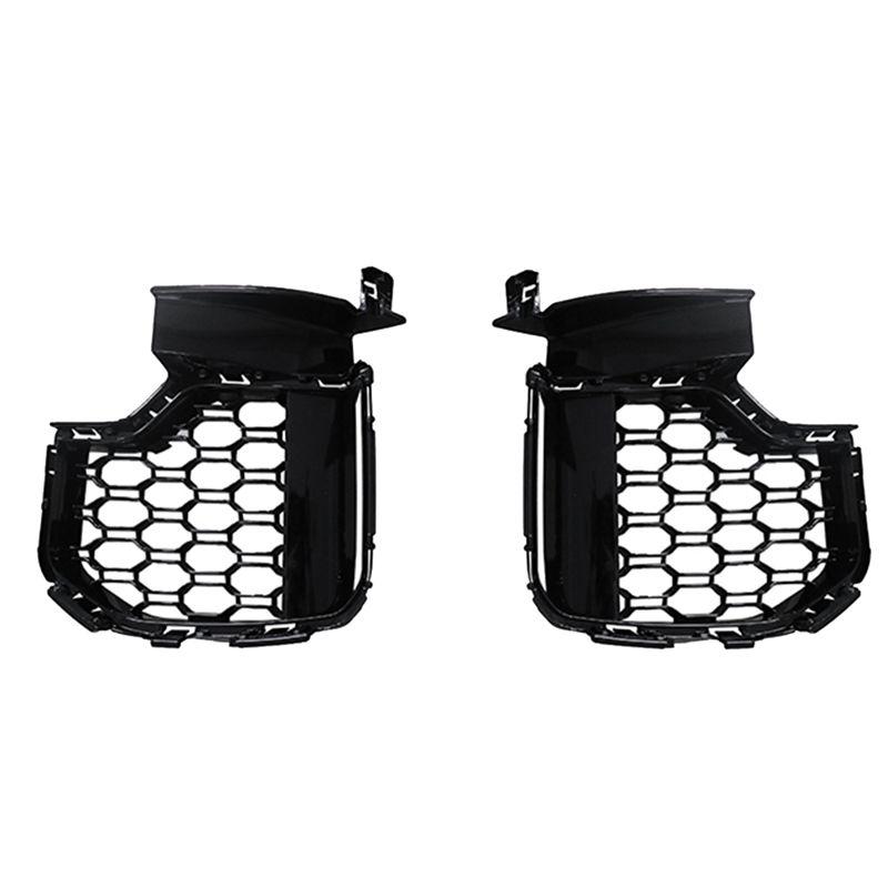 ABBY-Fog Lamp Lights Grille Frame For BMW G05 X5 M Sport 2018-2025, Right Side Front Bumper Open Grille Cover 51118069210