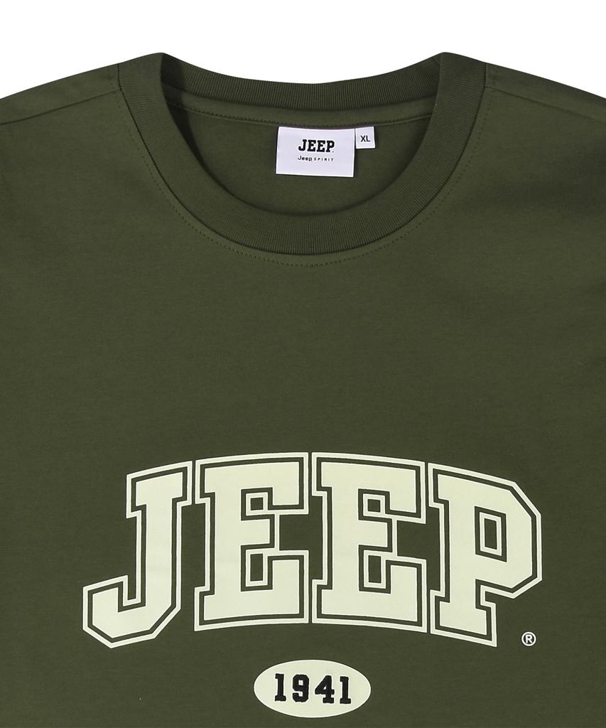 JEEP Футболка с коротким рукавом с большим логотипом на груди (Jr5Tsu183Kh)