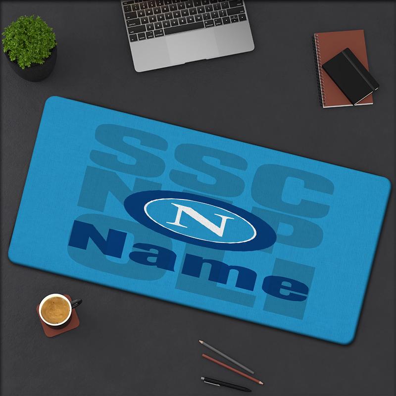 Custom Name Napoli Theme Mouse Pad Non Slip Rubber Base Multifunctional Office Home Decor Perfect For Workspace Personalization