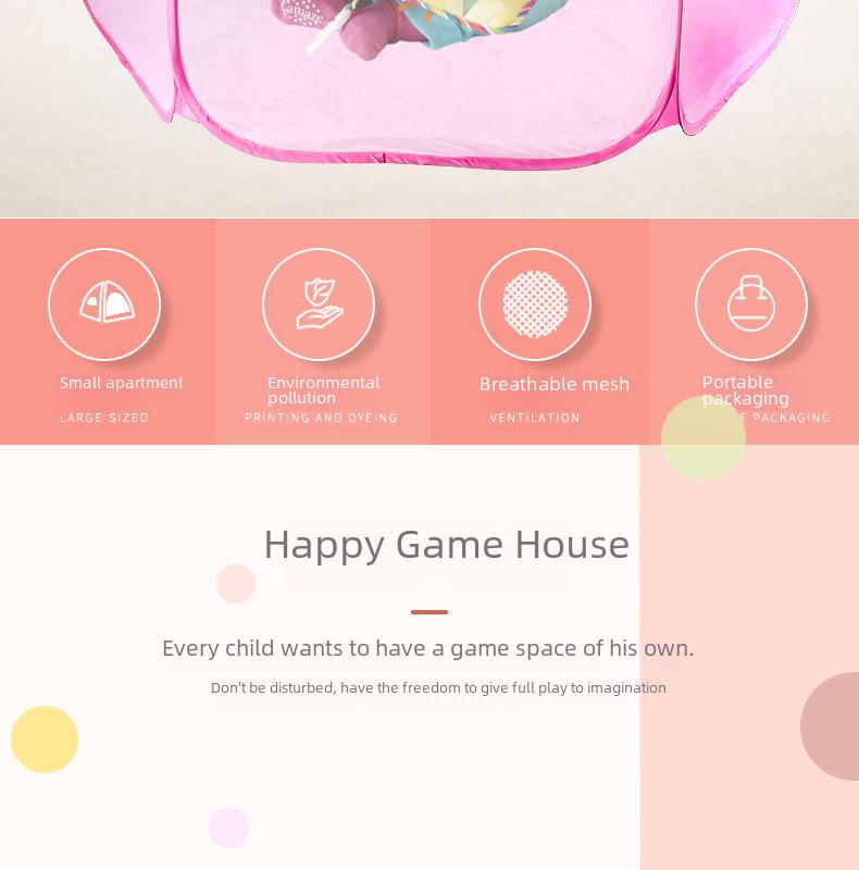 Foldable Baby Ball Pool: Indoor/Outdoor Playhouse for Children