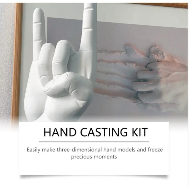 Couple Handmade Casting Molding Sculpture Supplies Hand Mold Kit For Couples DIY Handprint Sculpture Statue Tool Accessories