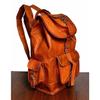 Real Handmade Leather Men's Backpack Bag Laptop Satchel Briefcase Brown Vintage