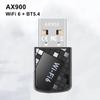 WiFi 6 Bluetooth 5.4 Адаптер Двухдиапазонный Мини USB Сетевая карта USB 900 Мбит/с 2-в-1 Донгл Беспроводной WiFi Приемник Беспроводная Сеть