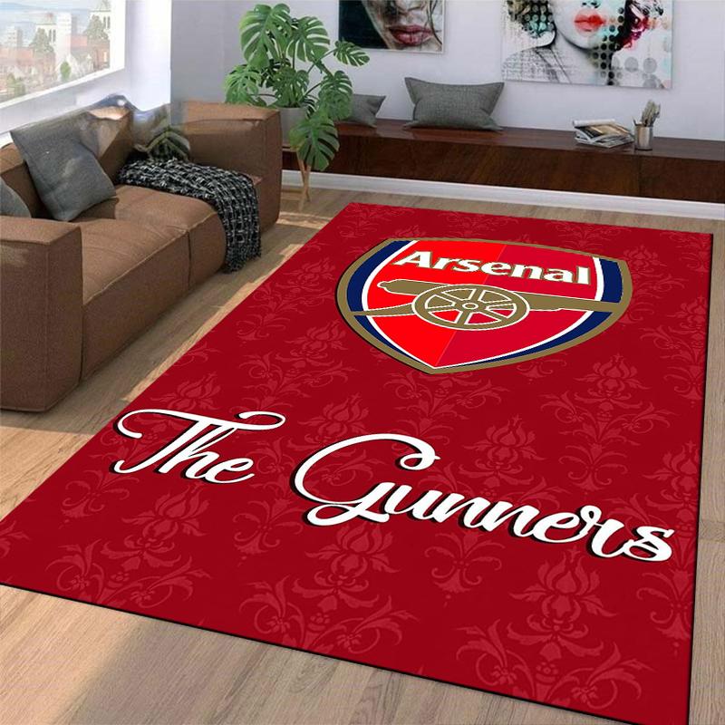 Arsenal The Gunners carpet Designed floor mat, suitable as a non-slip mat for the living room or bedroom sofa
