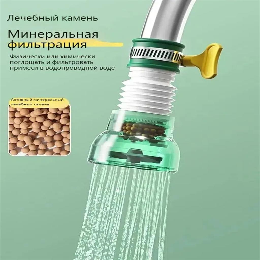 Кухонный вращающийся на 360 градусов фильтр для очистки воды, насадка для экономии воды