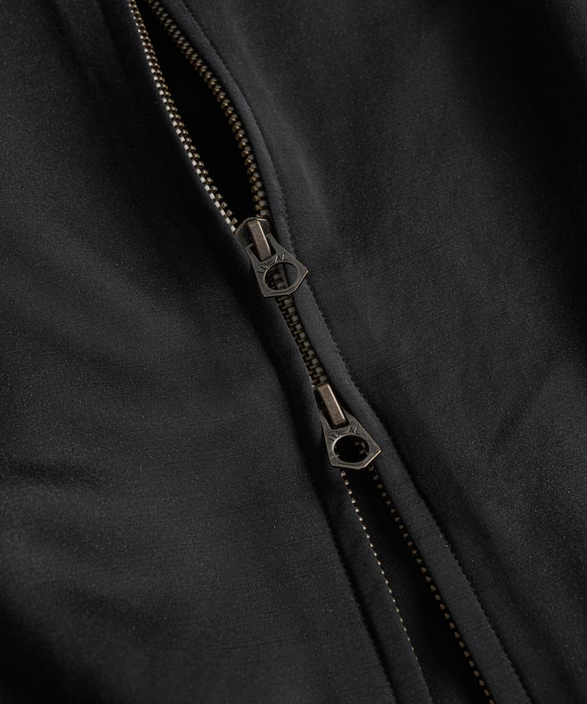 Beheavyer Washed Wool Souvenir Jacket Black