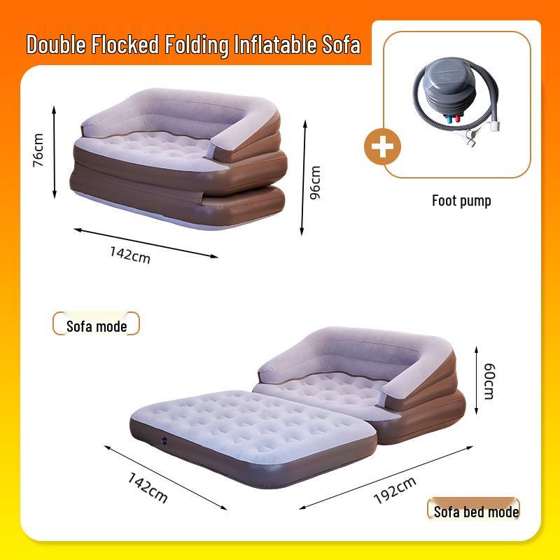 Портативный надувной диван-кровать для улицы и походная надувная подушка