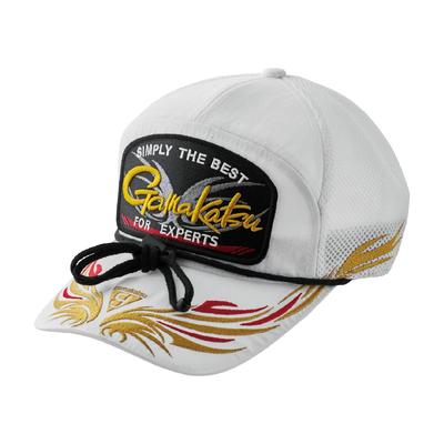 Gamakatsu Кепка из полусетки (заплата) GM9115 Белый, Размер LL