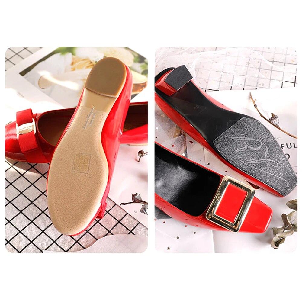 Защитная наклейка для подошвы обуви, нескользящая лента для сандалий, вставки для обуви на высоком каблуке, самоклеящиеся накладки на подошву, стельки для подошвы