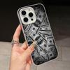 USD Доллар Желе Двойной слой Белый Чехол для Мобильного Телефона для iPhone 17 16 15 14 13 12 11 Air Pro Max Plus Защитный