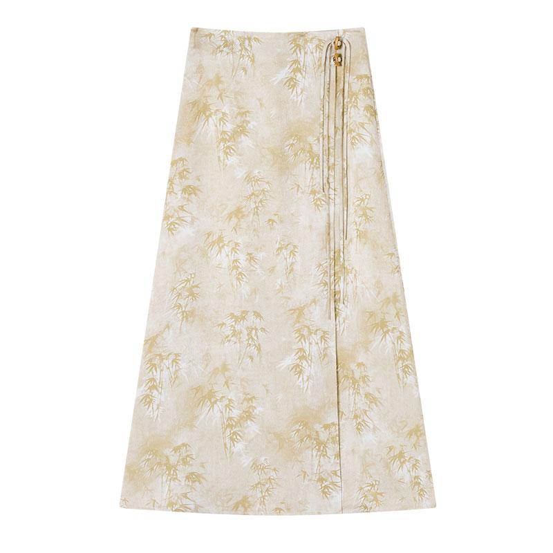 New Chinese style gradient skirt