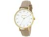 Sun Flame Watch MJG-B26 MJG-B26-MO Unisex Adult Beige Faux Leather Band NEW