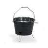 Portable Charcoal Barbecue - LIVOO - DOC327N - Ø27 Cm - Chrome-plated Steel Grill - Height 24 Cm - Folding Legs - Handles