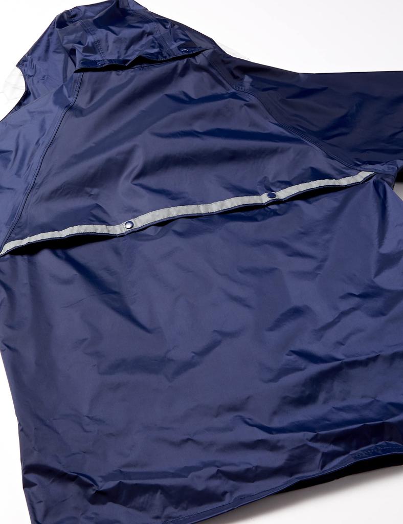 Школьный дождевик, дождевое пальто и низ, темно-синий, 5XL [Зимняя вишня] (Верхний комплект, сетка)