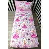 Single Duvet Cover Set Girls Ranforce Cotton Princess Patterned Set 155x230 Cm