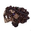Ethnic Handmade Necklace, Geometric Beads Wood Pendant Necklace Sweater Chain