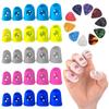 KDSSYFT Guitar Fingertip Protector Guitar Pick Colorful Guitar Pick Fingertip Protective Cover Cap Fingertip Protection Finger Cot For Playing