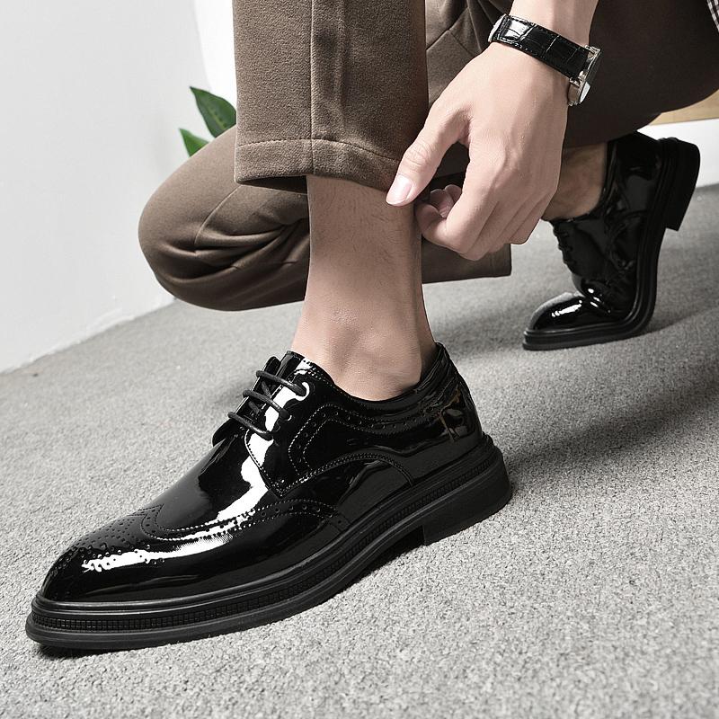 Новые мужские модельные кожаные туфли, роскошные модные свадебные туфли для жениха, мужские оксфорды в итальянском стиле