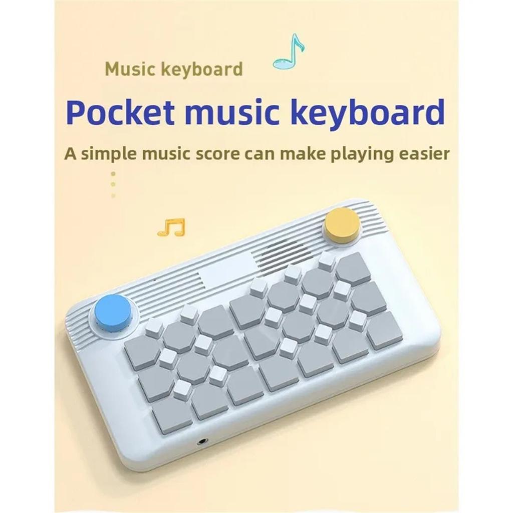 2026 New Pocket Music Keyboard Portable MIDI, Electronic Piano Synthesizer for Beginner, Children Adult Gift