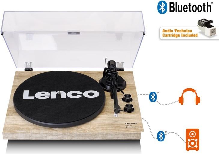 Проигрыватель Lenco LBT-188PI - сосна Bluetooth, Lenco