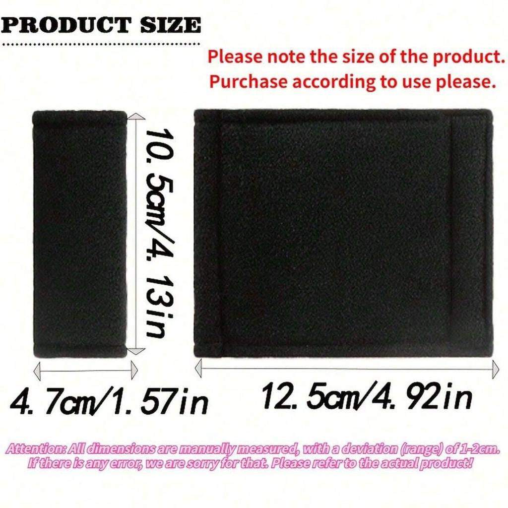 4pcs Soft Car Door Handle Covers, Universal Car Roof Grab Handle Covers, Protect Your Vehicle Interior, Easy Installation