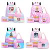 3Pcs/set Noruto Girls Backpack Women High School Bags Knapsack Waterproof Student Bookbag Laptop Mochila Rucksack