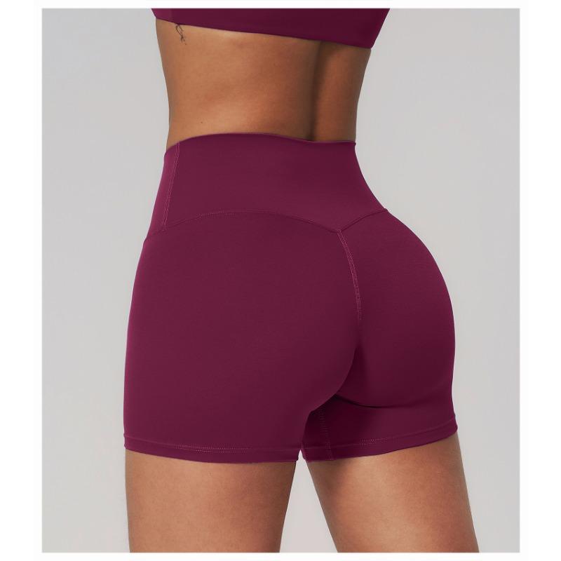 Women S High Waist Tight Yoga Shorts Quick Dry For Gym Fitness