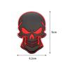 2026 3D Aluminium Skull Head Badge Stickers Car Door Fender Decal Rear Trunk Emblem Sticker Auto Accessories For Audi Benz BMW Kia