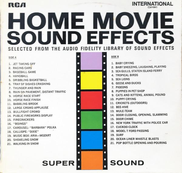 LP Пластинка БЕЗ ИСПОЛНИТЕЛЯ - Домашнее кино Звуковые эффекты INTS1076 RCA Internation 1970 Великобритания Музыка Другое Б/У