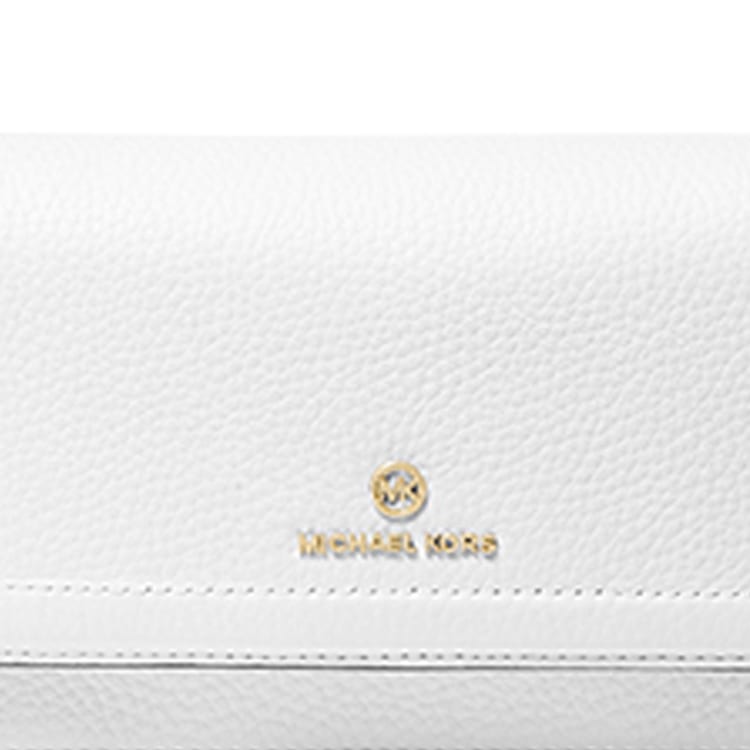 MICHAEL KORS Jet Set Charm Cow Leather Crossbody Bags Small Women's Pure White 32S1GT9C5L-085