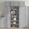 VidaXL Highboard Sonoma Grey 70x41x185 Cm Engineered Wood, Sideboard, Cupboard, Side Cabinet, Cabinet, 3281692