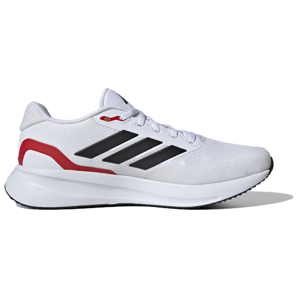 adidas Runfalcon 5 Широкие Белые Черные Алые Мужские Кроссовки Cloud-White Core-Black Better-Scarlet IE0551