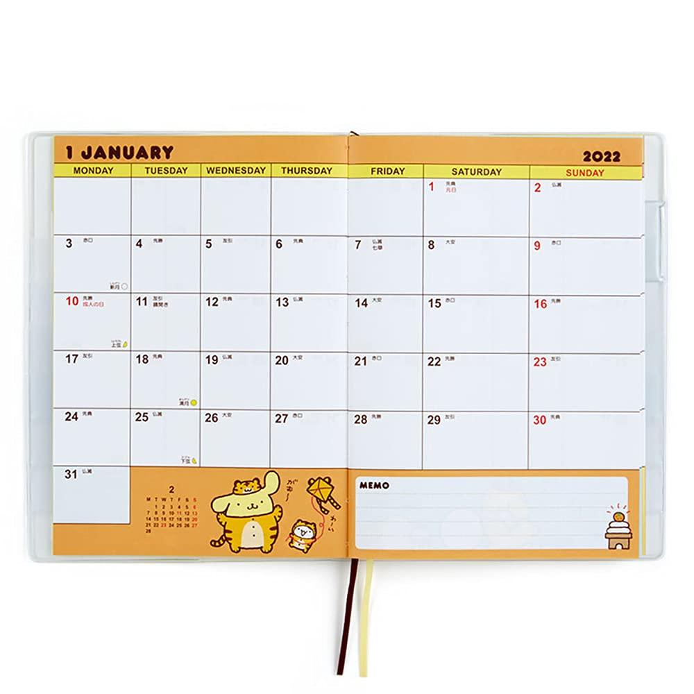 Sanrio Pompompurin B6 Ежедневник 2022 751014 (Тип блока)