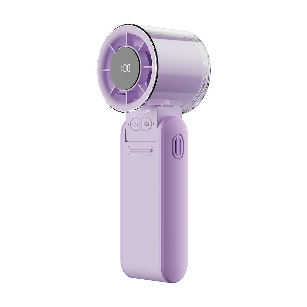 Portable High-Speed Mini Handheld Fan with Ice Pack and Foldable Design