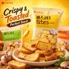 Хрустящие тосты Lotte, легкие закуски, 70 г в пакете, 3 вкуса в ассортименте
