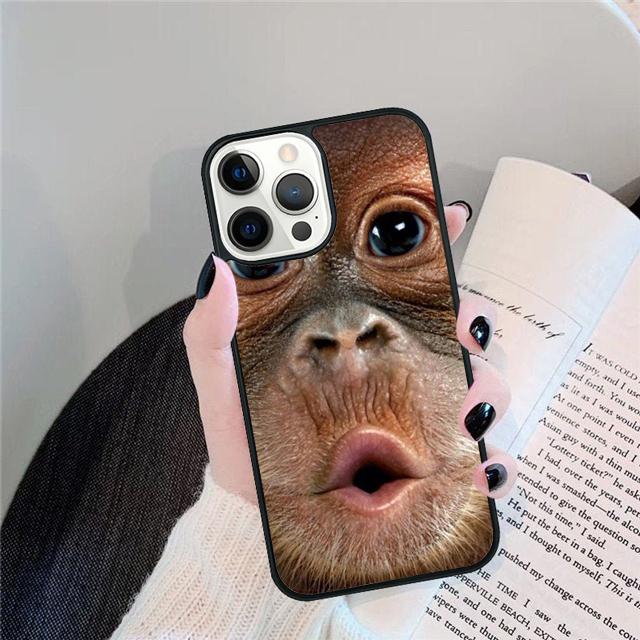 NEW ORANGUTAN monkey BABY Phone Case Cover For iPhone 17 Air 15 16 14 13 12 Pro Max 11 Pro Max Plus Coque Shell