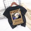 Cartoon Print Childrens Pure Cotton ShortSleeved Boys Sport Shirt Girls Casual Top Childrens Summer TShirt