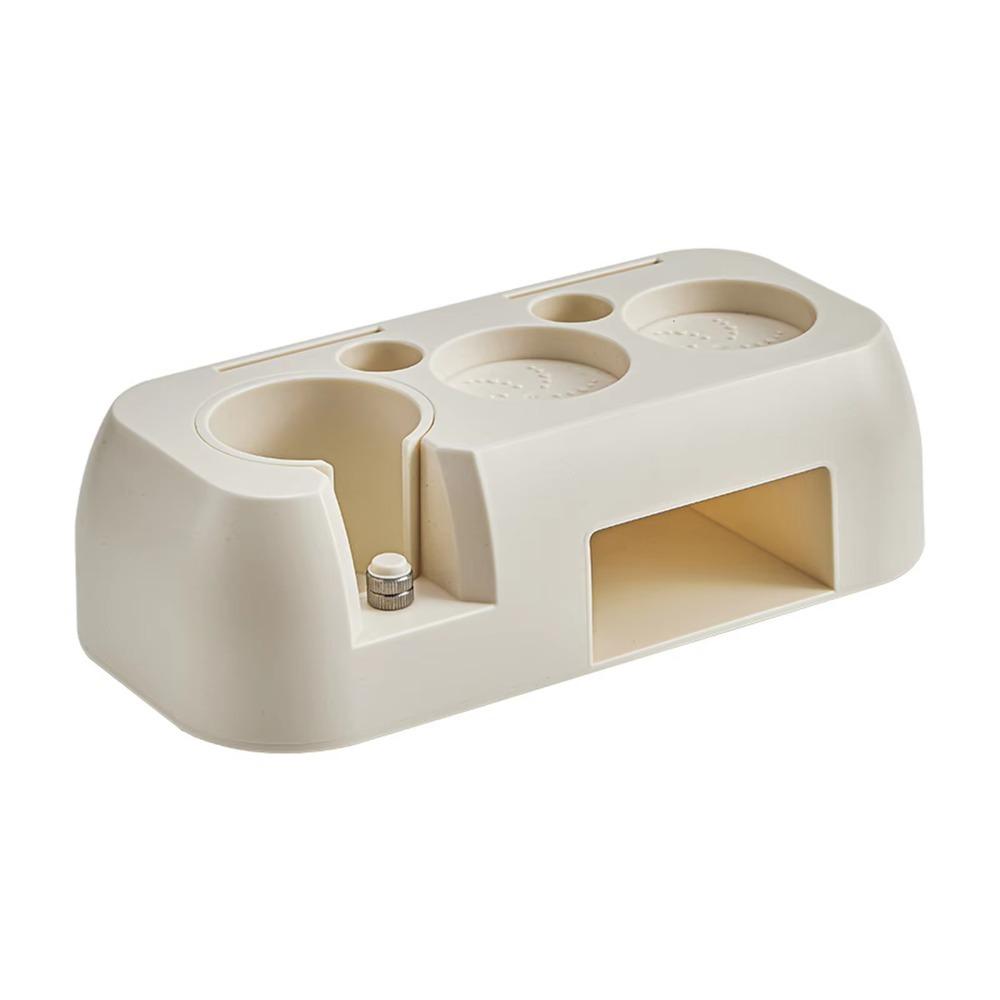 Household Universal Coffee Tamper Station Non Slip Base 51-58mm Espresso Tamper Holder ABS Coffee Portafilter Storage Rack Cafe
