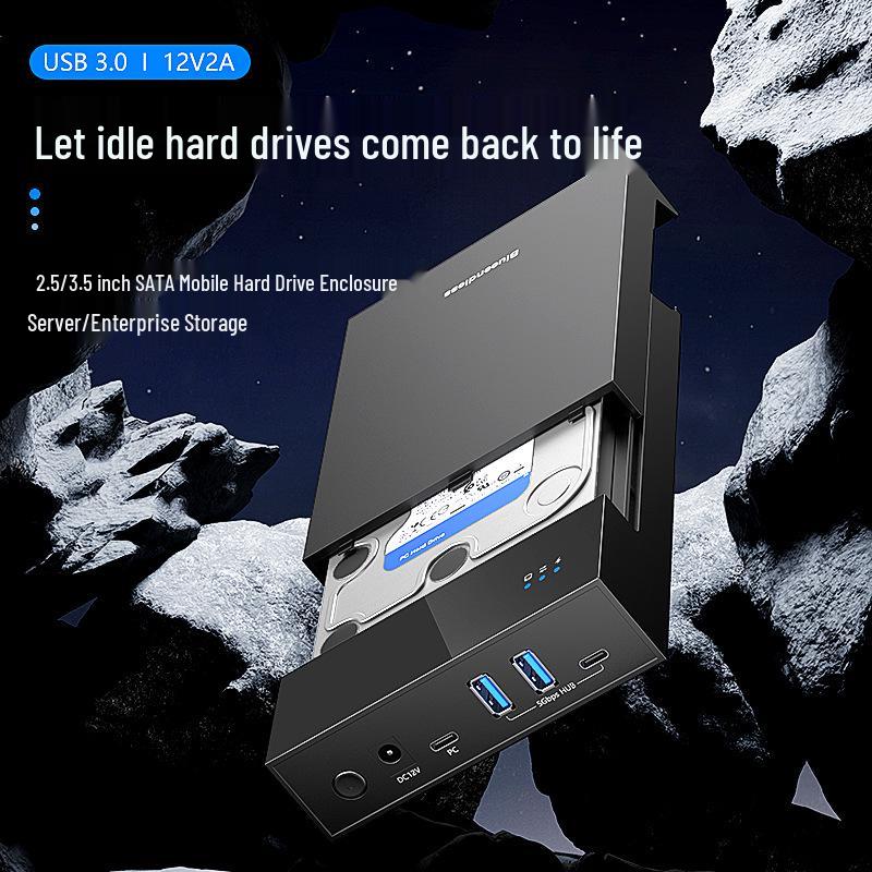 Внешний корпус для 3,5-дюймового настольного HDD с USB 3.0 и док-станцией SATA на 20 ТБ
