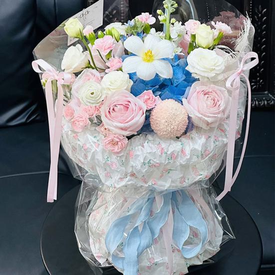 2Pcs Flower Arrangement Holders Modern Plastic Flower Frog Stem Holder Grid Vase Lid for Home Party Wedding Table Centerpiece