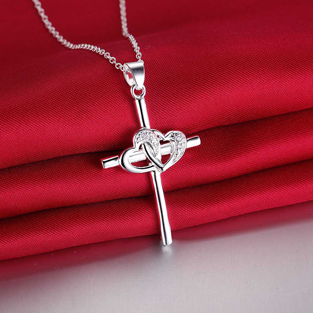 Original 925 Sterling silver necklace pendant High quality Fashion jewelry chains For Women Men Wedding Birthday Party GiftGood product