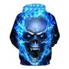 Мода 3d Cool Skull или Wolf Print Мужчины Женщины Топы Толстовки Рубашки Осень Повседневный Длинные рукава Толстовки Пуловеры С капюшоном Хип-хоп Верхняя одежда Hoodie_ZjZ