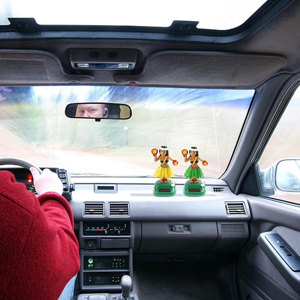 Новая солнечная качающаяся гавайская девушка-кукла, автомобиль, креативные украшения, украшения для автомобиля, хула, качающийся мультяшный автомобиль для девочек
