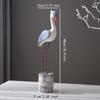 Wood Sea Bird Figurine Rustic Craft Collection Desktop Decoration for Cafe and Home