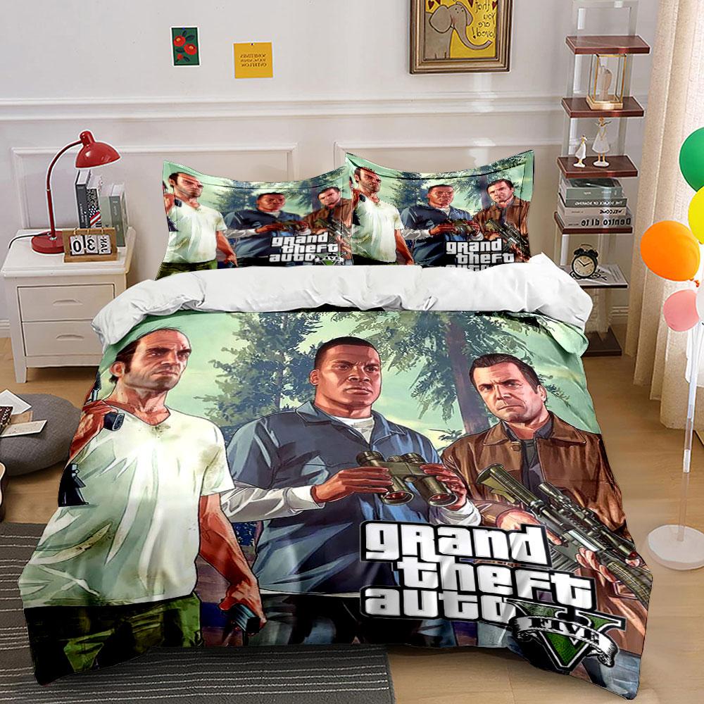 Game characters and logo. Bedding sets Duvet cover sets Duvet covers Pillowcases(1*Duvet Cover 2*Pillowcases without duvet insert)